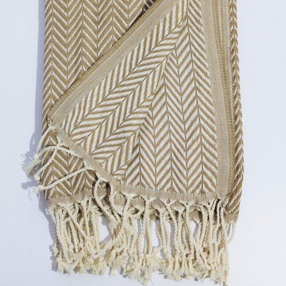 PESHCRAFT Other - Luxury Turkish Towel Cream Cotton Bath Beach